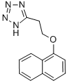 5-[2-(1-Naphthalenyloxy)ethyl]-1H-tetrazole Struktur
