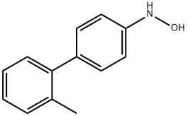 Hydroxylamine, N-(2'-methylbiphenyl-4-yl)- Structure
