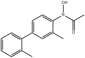 N-(2',3-Dimethyl(1,1'-biphenyl)-4-yl)-N-hydroxyacetamide,70786-73-1,结构式