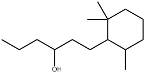 1-(2,2,6-Trimethylcyclohexyl)- hexan-3-ol Struktur