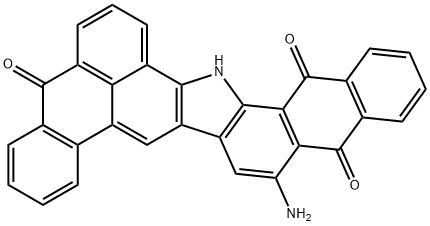 6-Aminoanthra[1,9-ab]naphtho[2,3-i]carbazole-5,13,18(17H)-trione Struktur