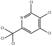 2,3,4-Trichloro-6-(trichloromethyl)pyridine Structure