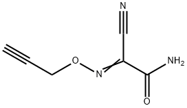 Acetamide,  2-cyano-2-[(2-propynyloxy)imino]-  (9CI) 结构式