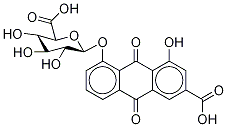 Rhein 8-b-D-Glucuronide Struktur