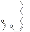 (Z)-3,7-dimethyloct-2-enyl acetate Structure
