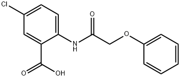 5-Chloro-N-(phenoxyacetyl)anthranilic acid Structure