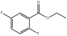 2,5-ジフルオロ安息香酸エチル 化学構造式