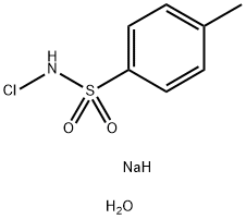 Chloramine-T trihydrate Struktur