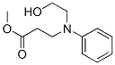 N-hydroxyethyl-N-methoxycarbonylethylaniline Structure