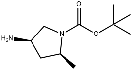 4-氨基-2-甲基-1-(2S,4R)-吡咯烷羧酸叔丁酯, 708274-46-8, 结构式