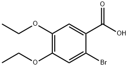 2-溴-4,5-二乙氧基-苯甲酸 结构式