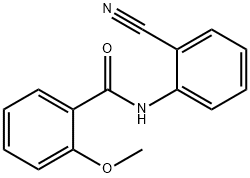 Benzamide, N-(2-cyanophenyl)-2-methoxy- (9CI) Struktur
