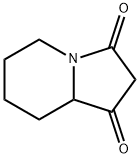 TETRAHYDRO-INDOLIZINE-1,3-DIONE Struktur