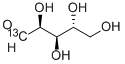 D-阿拉伯糖-1-13C,70849-23-9,结构式