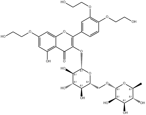 Structure of Troxerutin Structure of Troxerutin