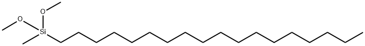 DIMETHOXYMETHYL-N-OCTADECYLSILANE Struktur