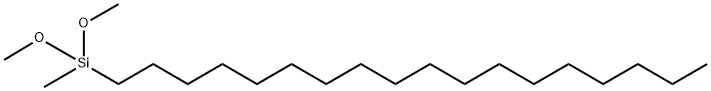 DIMETHOXYMETHYL-N-OCTADECYLSILANE Structure