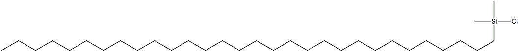 TRIACONTYLDIMETHYLCHLOROSILANE Struktur