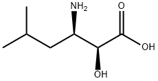(2S,3R)-3-AMINO-2-HYDROXY-5-METHYL-HEXAN OIC ACID Struktur