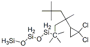 3-(2,2-Dichlorocyclopropyl)-1,1,1,3,5,5,5-heptamethylpentanetrisiloxane Structure