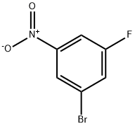 1-Bromo-3-fluoro-5-nitrobenzene Struktur