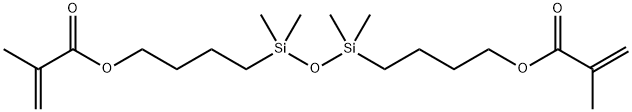 1,3 BIS(4-METHACRYLOXYBUTYL)TETRAMETHYLDISILOXANE Structure