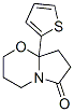 3,4,8,8a-テトラヒドロ-8a-(2-チエニル)-2H-ピロロ[2,1-b][1,3]オキサジン-6(7H)-オン 化学構造式