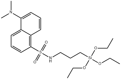 5-(ジメチルアミノ)-N-[3-(トリエトキシシリル)プロピル]-1-ナフタレンスルホンアミド 化学構造式