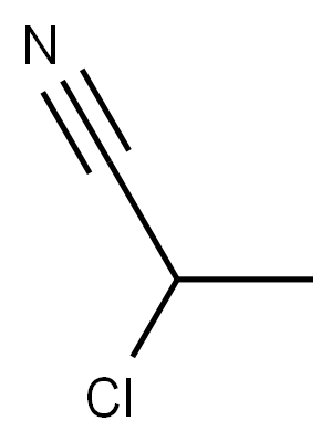 (+)-2-chloropropiononitrile Struktur
