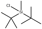 メチルクロロビス(1,1-ジメチルエチル)シラン 化学構造式
