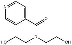 N,N-BIS(2-HYDROXYETHYL)ISONICOTINAMIDE Struktur