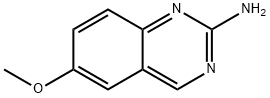 6-甲氧基喹唑啉-2-胺, 709-06-8, 结构式