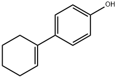 4-(1-シクロヘキセン-1-イル)フェノール 化学構造式