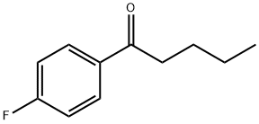 1-(4-FLUORO-PHENYL)-PENTAN-1-ONE 结构式