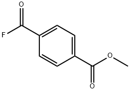 Benzoic acid, 4-(fluorocarbonyl)-, methyl ester (9CI) Struktur