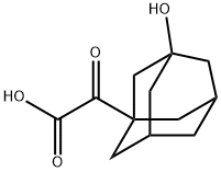 3-hydroxy- α-oxoadamantane-1-acetic acid Structure