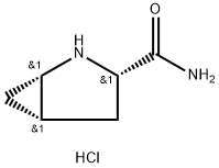 (1S,3S,5S)-2-氮杂双环[3.1.0]己烷-3-甲酰胺盐酸盐,709031-39-0,结构式