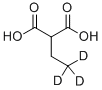 乙基丙二酸-D3 结构式
