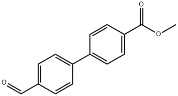 4'-ホルミルビフェニル-4-カルボン酸メチルエステル 化学構造式