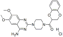 Doxazosin hydrochloride Struktur