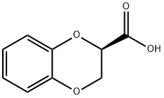 (R)-1,4-Benzodioxane-2-carboxylic acid Struktur