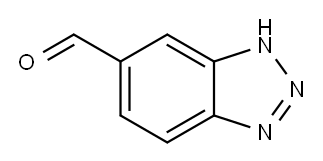 1H-苯并[D][1,2,3]三唑-5-甲醛 结构式