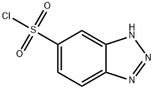 1H-Benzotriazole-6-sulfonyl Chloride 结构式
