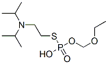 N-[2-(ethoxy-methyl-phosphoryl)sulfanylethyl]-N-propan-2-yl-propan-2-a mine Structure