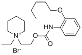 1-(2-Hydroxyethyl)-1-ethylpiperidinium bromide o-(pentyloxy)carbanilat e Structure