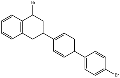 1-bromo-3-[4'-bromo(1,1'-biphenyl)-4-yl]-1,2,3,4-tetrahydronaphthalene Structure