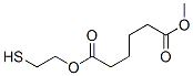 Hexanedioic acid 1-(2-mercaptoethyl)6-methyl ester Structure
