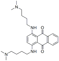 1,4-Bis((4-(dimethylamino)butyl)amino)-9,10-anthracenedione Structure