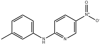 (5-nitro-pyridin-2-yl)-m-tolyl-amine Structure