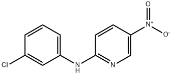 (3-chloro-phenyl)-(5-nitro-pyridin-2-yl)-amine Structure
